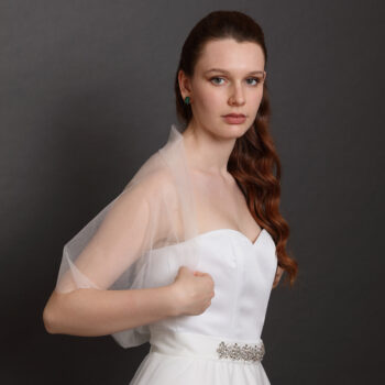 MORA-Stola ad anello in tulle
